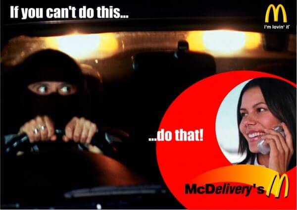 McDO delivery021 600x424 woman driving