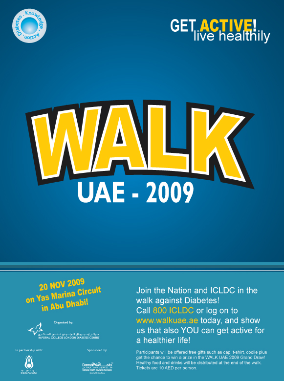 Poster Walk UAE 2009 